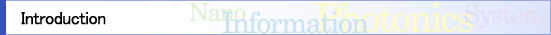 Introduction: Nano-photonic Information System WG